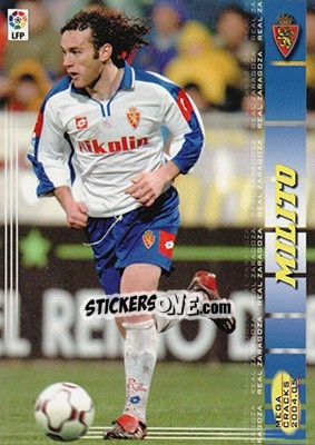 Sticker Gabriel Milito - Liga 2004-2005. Megacracks n. 346 - Panini