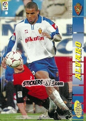 Sticker Alvaro - Liga 2004-2005. Megacracks - Panini