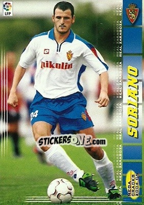 Cromo Soriano - Liga 2004-2005. Megacracks - Panini