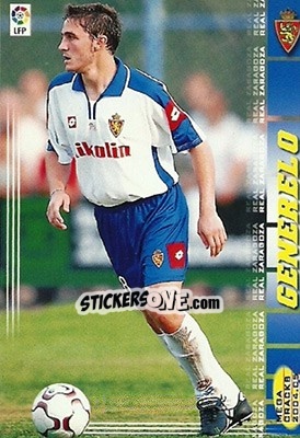 Cromo Generelo - Liga 2004-2005. Megacracks - Panini