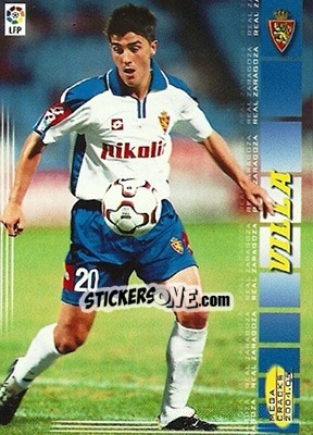 Sticker David Villa - Liga 2004-2005. Megacracks n. 359 - Panini