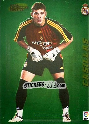 Figurina Casillas - Liga 2004-2005. Megacracks - Panini