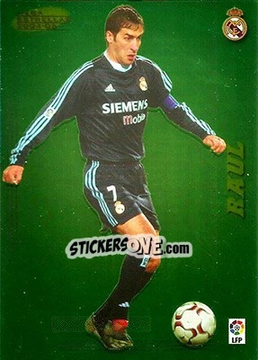 Sticker Raul González - Liga 2004-2005. Megacracks - Panini