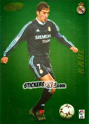 Sticker Raul González - Liga 2004-2005. Megacracks n. 394 - Panini
