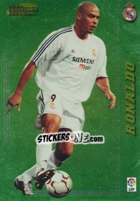 Sticker Ronaldo - Liga 2004-2005. Megacracks - Panini