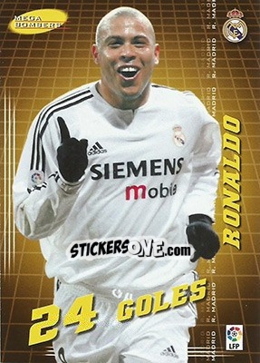 Sticker Ronaldo - Liga 2004-2005. Megacracks n. 397 - Panini