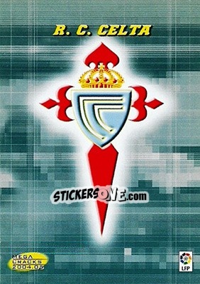 Sticker R.C. Celta de Vigo - Liga 2004-2005. Megacracks n. 416 - Panini