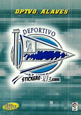 Sticker Deportivo Alaves - Liga 2004-2005. Megacracks n. 418 - Panini
