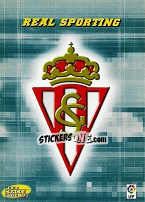 Sticker R. Sporting De Gijon - Liga 2004-2005. Megacracks - Panini
