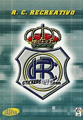 Sticker R.C. Recreativo de Huelva - Liga 2004-2005. Megacracks n. 420 - Panini