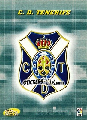 Cromo C.D. Tenerife - Liga 2004-2005. Megacracks - Panini