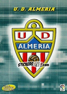 Sticker U.D. Almeria - Liga 2004-2005. Megacracks - Panini