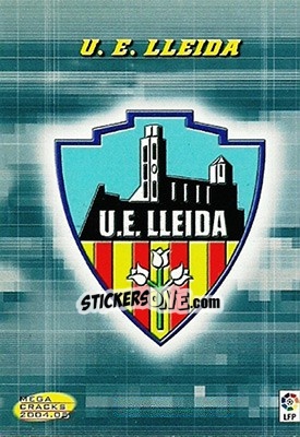 Sticker U.E. Lleida - Liga 2004-2005. Megacracks - Panini