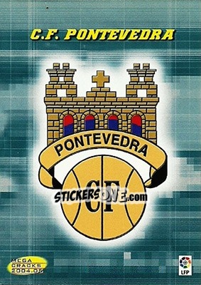 Sticker Pontevedra C.F. - Liga 2004-2005. Megacracks n. 434 - Panini