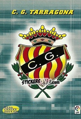 Sticker C. Gimnastic Tarragona - Liga 2004-2005. Megacracks n. 436 - Panini