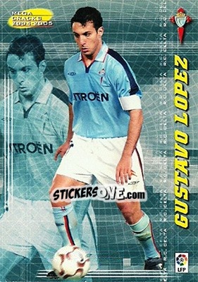 Cromo Gustavo Lopez - Liga 2004-2005. Megacracks - Panini