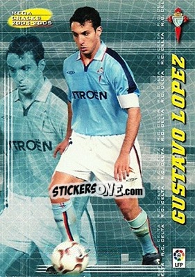Sticker Gustavo Lopez - Liga 2004-2005. Megacracks n. 440 - Panini