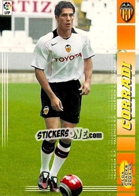 Sticker Corradi - Liga 2004-2005. Megacracks n. 442 - Panini