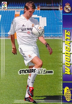 Sticker Woodgate - Liga 2004-2005. Megacracks - Panini