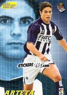 Sticker Arteta - Liga 2004-2005. Megacracks n. 496 - Panini