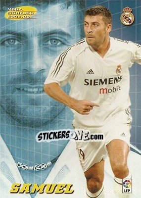 Cromo Walter Samuel - Liga 2004-2005. Megacracks - Panini