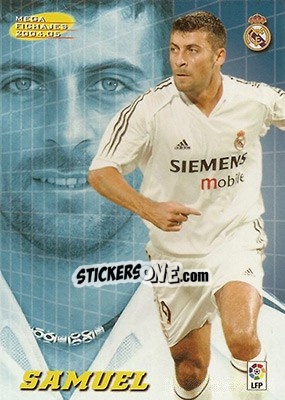 Figurina Walter Samuel - Liga 2004-2005. Megacracks - Panini