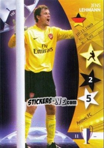 Sticker Jens Lehmann - UEFA Champions League 2006-2007. Trading Cards Game - Panini