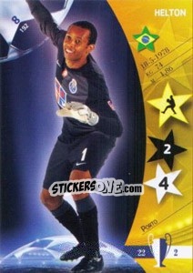 Sticker Helton - UEFA Champions League 2006-2007. Trading Cards Game n. 8 - Panini