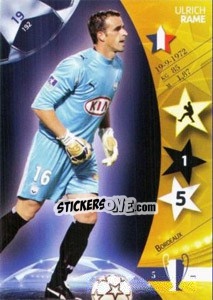 Sticker Ulrich Rame - UEFA Champions League 2006-2007. Trading Cards Game n. 19 - Panini