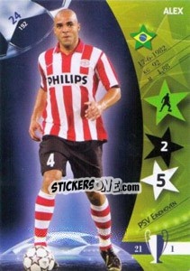 Sticker Alex - UEFA Champions League 2006-2007. Trading Cards Game n. 24 - Panini