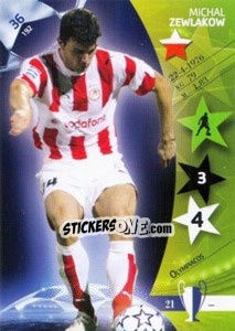 Sticker Michal Zewlakow - UEFA Champions League 2006-2007. Trading Cards Game n. 36 - Panini