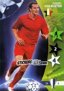 Sticker Daniel Van Buyten - UEFA Champions League 2006-2007. Trading Cards Game n. 42 - Panini