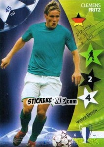 Sticker Clemens Fritz - UEFA Champions League 2006-2007. Trading Cards Game n. 45 - Panini