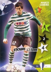 Sticker Marco Caneira - UEFA Champions League 2006-2007. Trading Cards Game n. 57 - Panini