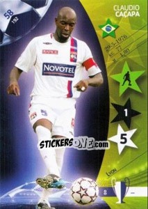 Sticker Claudio Caçapa - UEFA Champions League 2006-2007. Trading Cards Game - Panini