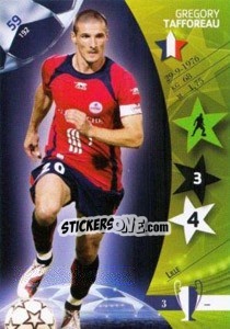 Sticker Gregory Tafforeau - UEFA Champions League 2006-2007. Trading Cards Game n. 59 - Panini