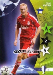 Cromo Sami Hyypia - UEFA Champions League 2006-2007. Trading Cards Game n. 68 - Panini