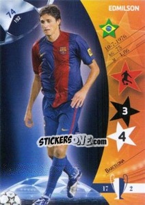 Sticker Edmilson - UEFA Champions League 2006-2007. Trading Cards Game n. 74 - Panini