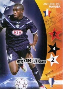 Sticker Antonio Rio Mavuba - UEFA Champions League 2006-2007. Trading Cards Game - Panini