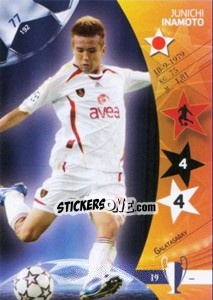 Sticker Junichi Inamoto - UEFA Champions League 2006-2007. Trading Cards Game - Panini