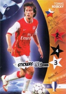 Sticker Tomas Rosicky - UEFA Champions League 2006-2007. Trading Cards Game n. 90 - Panini