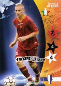 Sticker Daniele De Rossi - UEFA Champions League 2006-2007. Trading Cards Game n. 98 - Panini