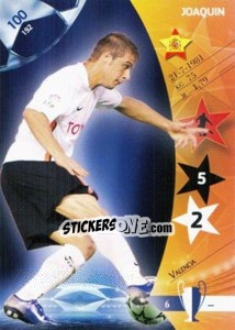 Figurina Joaquin - UEFA Champions League 2006-2007. Trading Cards Game - Panini