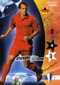 Cromo Mehmet Scholl - UEFA Champions League 2006-2007. Trading Cards Game n. 101 - Panini