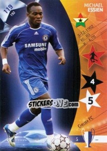Sticker Michael Essien - UEFA Champions League 2006-2007. Trading Cards Game n. 119 - Panini