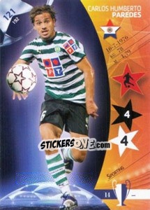 Cromo Carlos Humberto Paredes - UEFA Champions League 2006-2007. Trading Cards Game - Panini