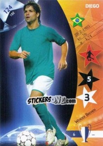 Sticker Diego - UEFA Champions League 2006-2007. Trading Cards Game - Panini