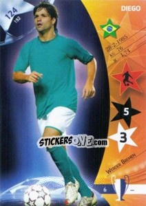 Sticker Diego - UEFA Champions League 2006-2007. Trading Cards Game n. 124 - Panini