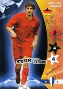 Sticker Sebastian Deisler - UEFA Champions League 2006-2007. Trading Cards Game n. 133 - Panini