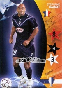 Sticker Stephan Dalmat - UEFA Champions League 2006-2007. Trading Cards Game - Panini